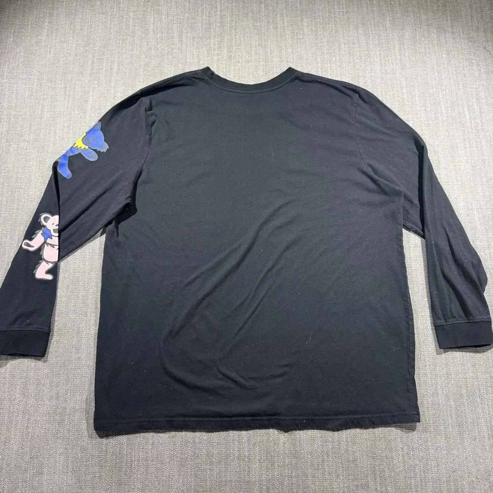 Grateful Dead Shirt Mens Large Black‎ Dancing Bears Long Sleeve Graphic Tee